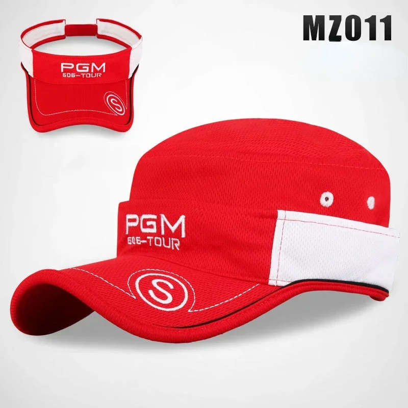 PGM Golf Caps Men Women Summer Golf Topless Hat Sunscreen Breathable Multifunctional Removable Cap MZ011