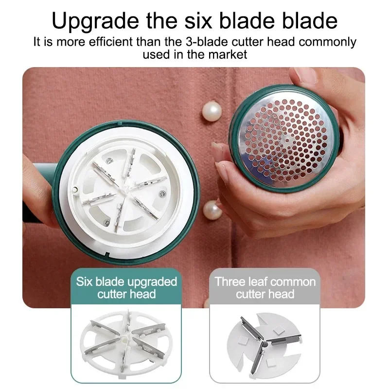 Electric Hair Ball Trimmer Clothing Lint Remover Plush Clothing Decoration Trimmer Portable Rechargeable And Detachable 2