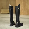 New Long Boots Women's Autumn and Winter Genuine Leather High Barrel Riding Knight Equestrian Boots Equitacion Caballos 5