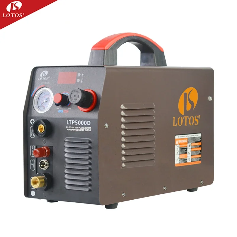 Lotos LTP5000D Pilot Arc Dual Voltage 50Amps portable air Plasma Cutter