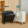 Luggage female small 18 inches suitcase swivel wheels male student durable sturdy thick password travel case