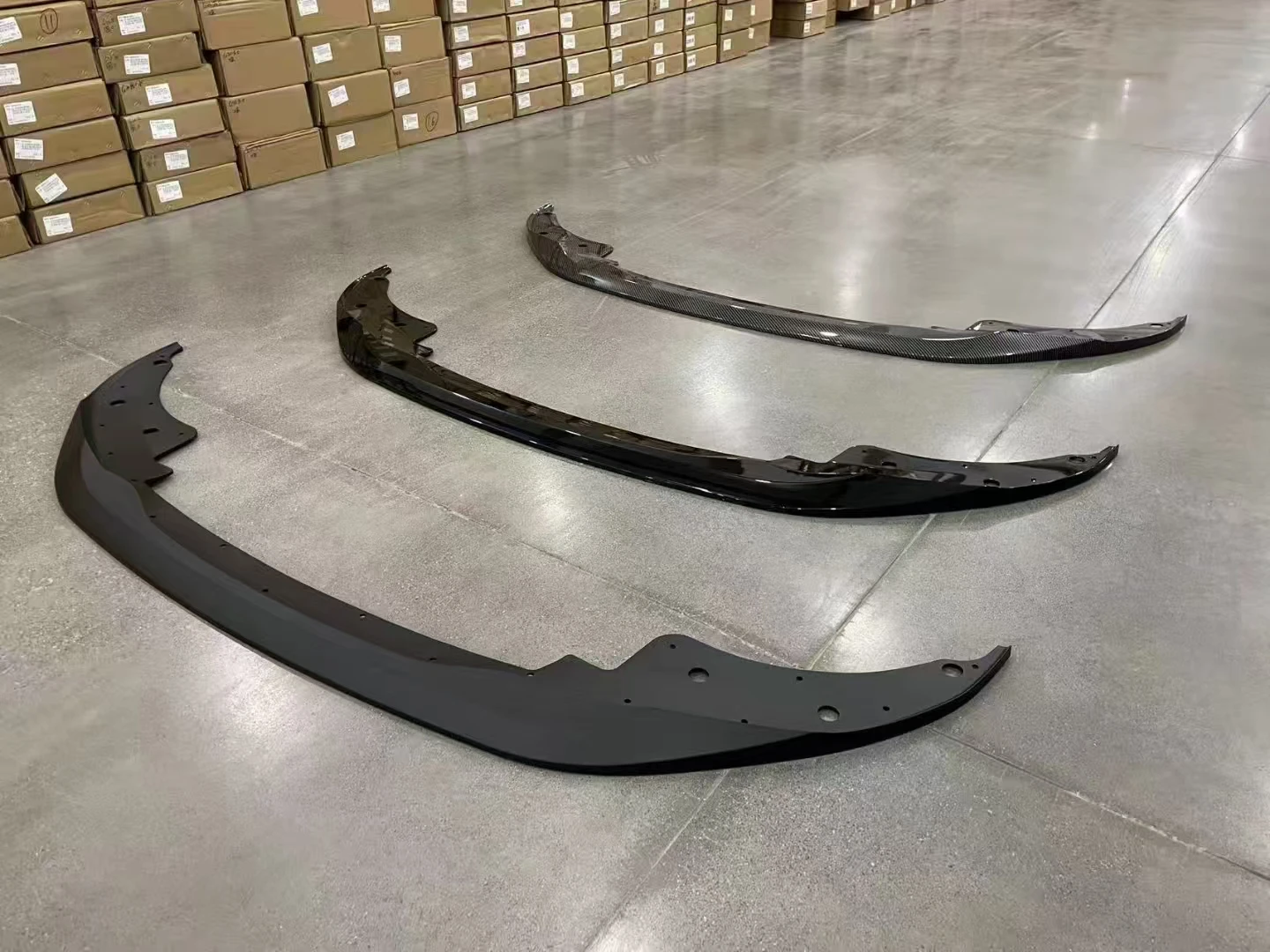 글로스 블랙 ABS 플라스틱 프론트 범퍼 스플리터 립 4 시리즈 G22 2021-2025 에어로 키트 HKM 볼트온 토우 훅 컷아웃 신제품 1년