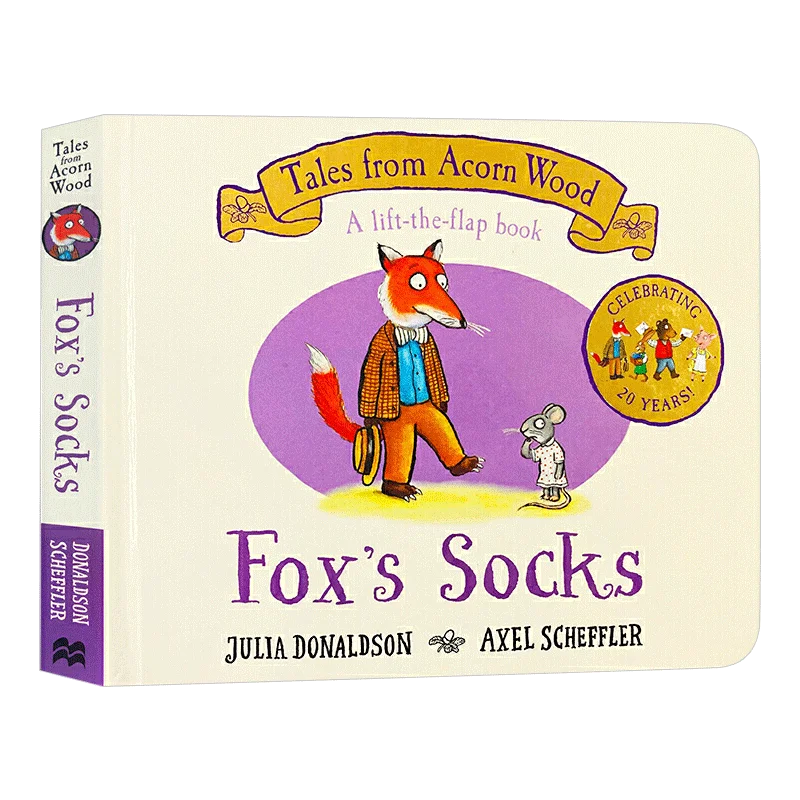 

Fox's Socks 20years Julia Donaldson, Children's books aged 3 4 5 6, English picture book , 9781529023473