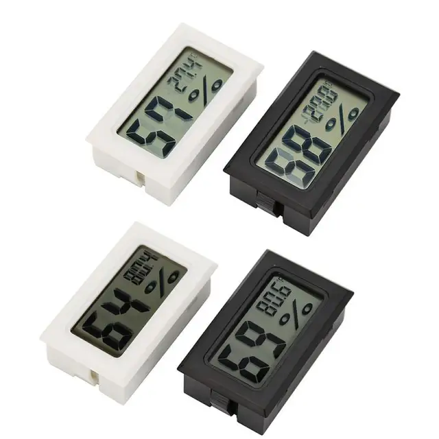 Beltéri Környezeti Hőmérséklet -Érzékelő Egyszerű Mini Tartós Higrométerek Páratartalom Kijelző Eszköz Lcd Elektronikus Higrométer 1,5 V - Image 5