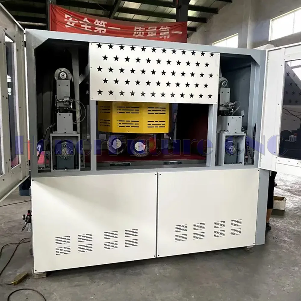 Steel Metal Plate Edge Deburring Polishing Machine For Laser Cutting Parts 6