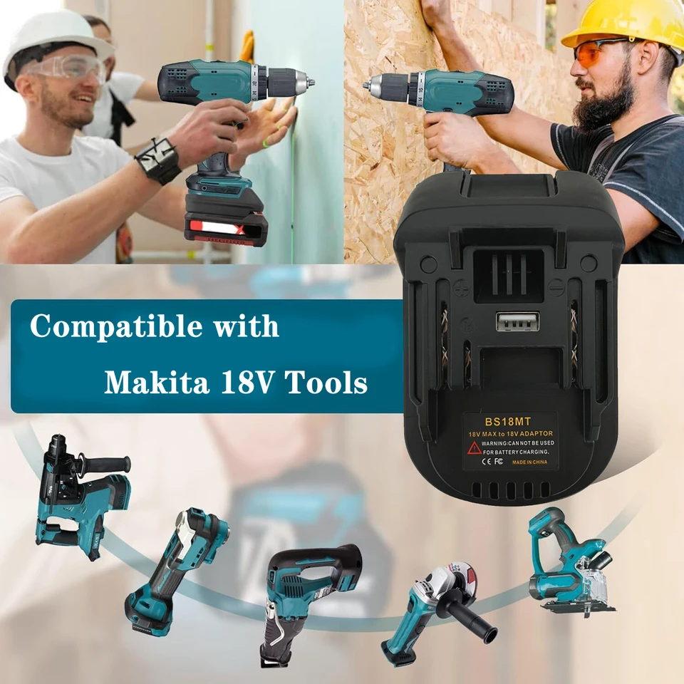 Adaptador Para Baterías Bosch – Convierte GBA 18V A PBA 18V | Compatible Con Herramientas Profesionales