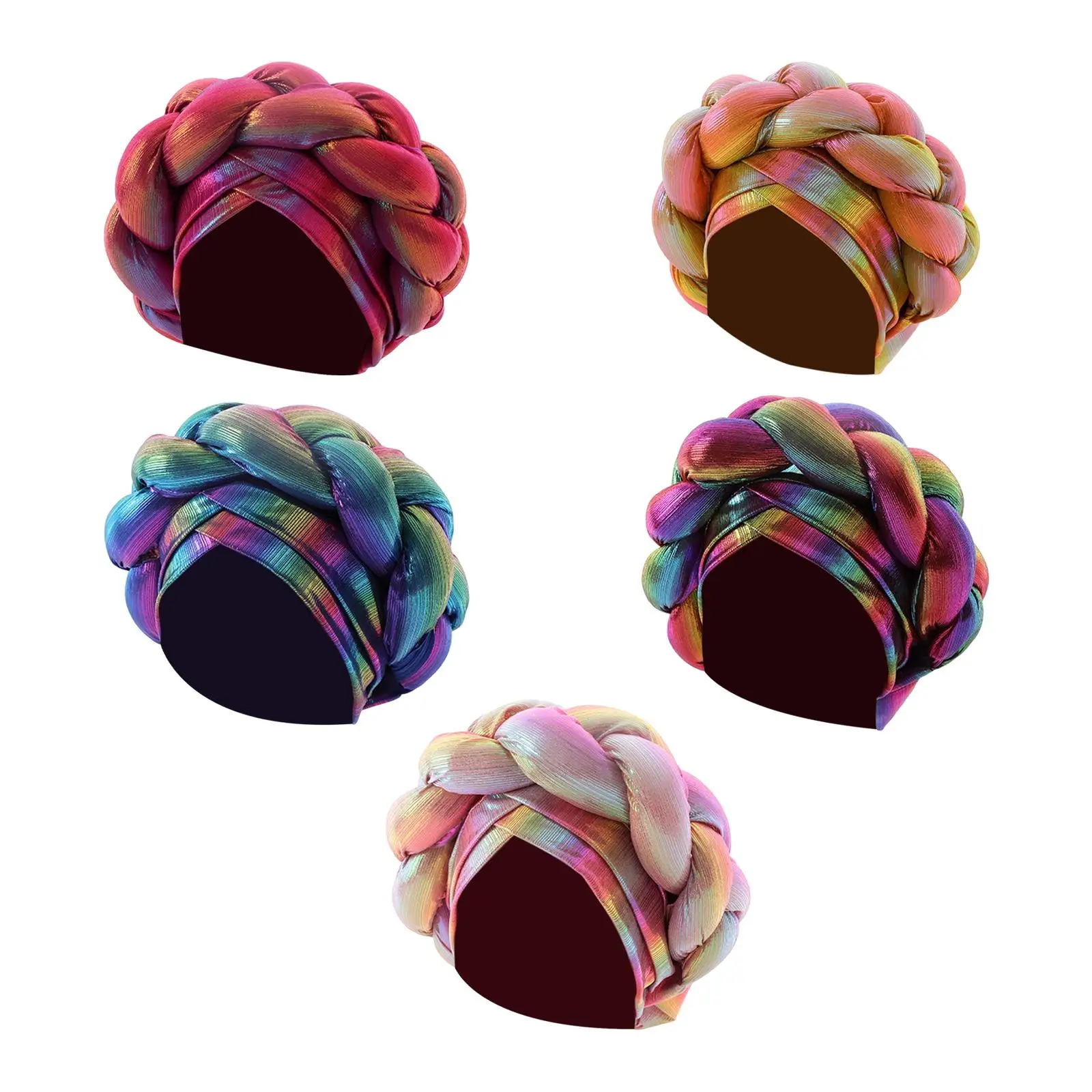 

African Turban Wrap Fashion for Woman Head Wrap Hair Cover Bonnet Turban