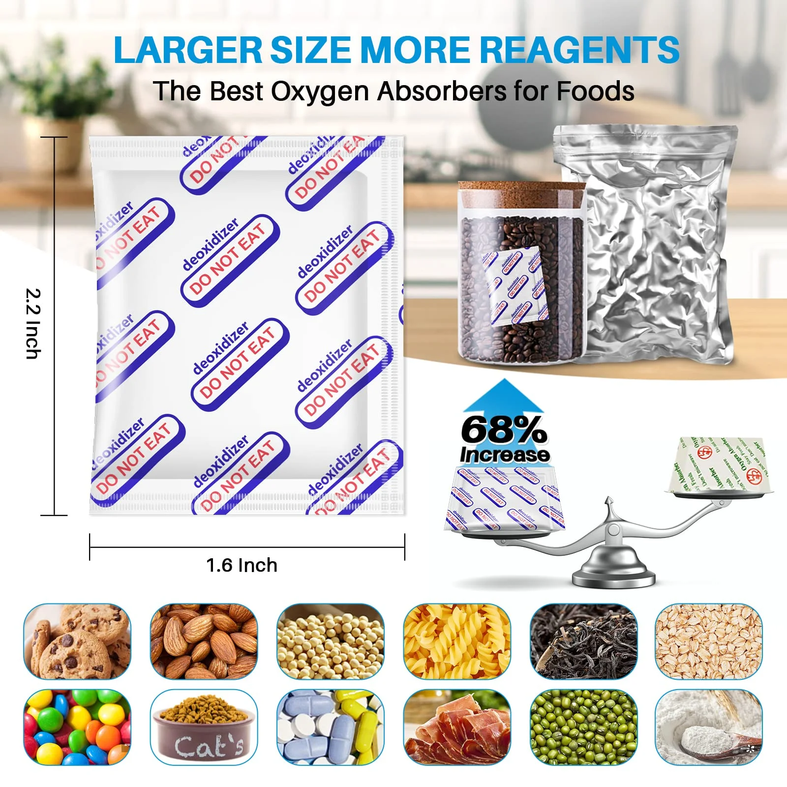 Oxygen Absorber 30CC for Home Storage Food Storage Container oxygen absorber for food