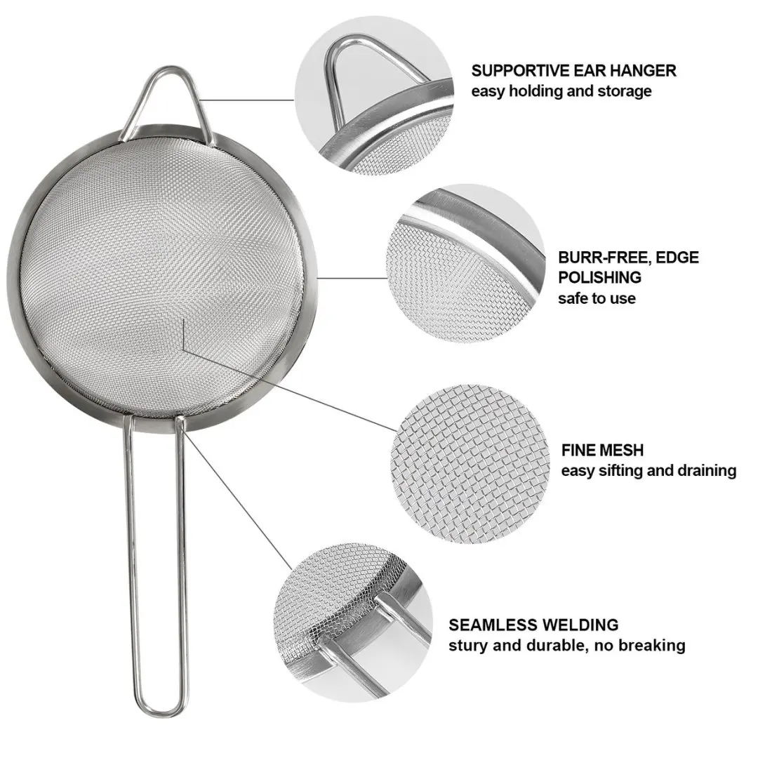 Stainless Steel Fine Mesh Strainers 6