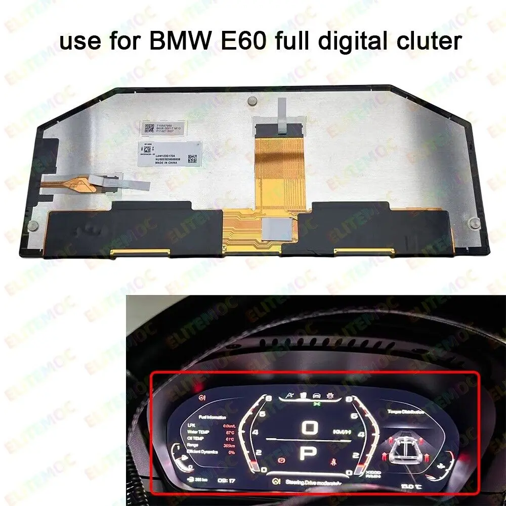 BMW 5 시리즈 E60 E61 E63 E64 2003-2009 디지털 대시보드 패널 속도..
