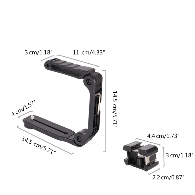 Camera Gimbal Stabilizer Video Stabilizer for Clear Shots with Professional Handle for Videos Phones Light Folding Support
