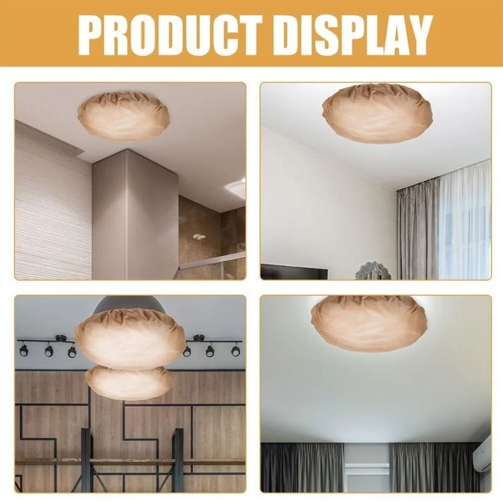 Creative Wear-Resistant Ceiling Lamp Shade Fabric Anti-Glare Light Shade Diffuser Led Light Diffuser Covers Living Room