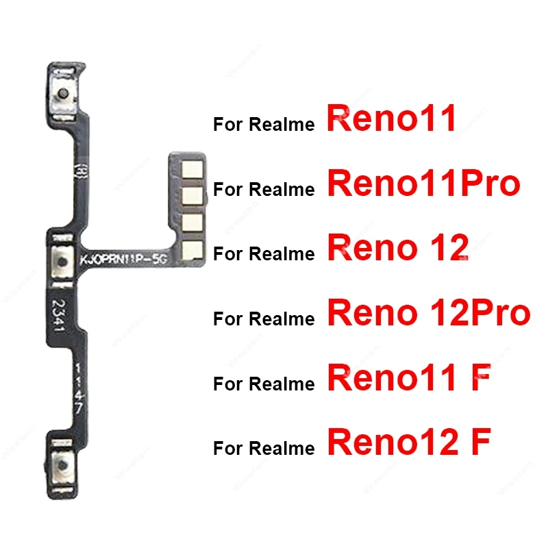 Power and Volume Button Flex Cable Side Key Flex Ribbon Replacement