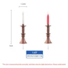10Pcs 1:87 LED Candle Light Miniature Candlesticks Dollhouse Electric Light Lamp Candelabra Doll House Decoration Accessories 6