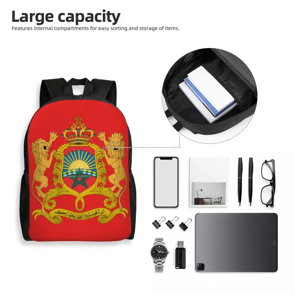 Sac à Dos Personnalisé Drapeau Réunion - Pour école, Voyage, Sport - Taille 15 Pouces - Unisexe, Léger, Pliable - Fierté Réunionnaise