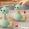 Pressing and rebounding toy, rocking duck baby puzzle toy, learning crawling sensory toy (Green Duck) Pressing and rebounding toy, rocking duck baby puzzle toy, learning crawling sensory toy (Green Duck)