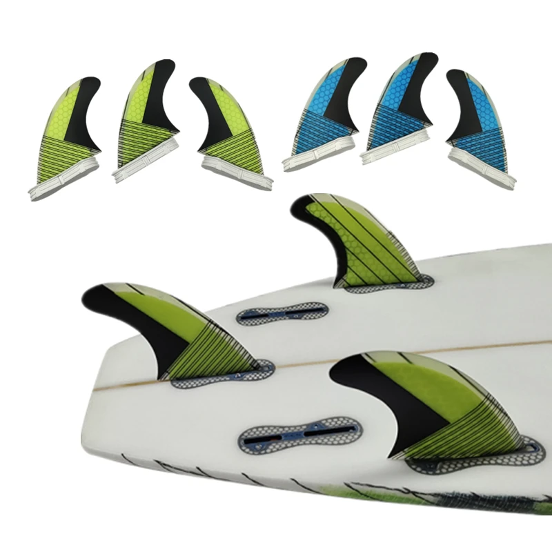 Fcs Fins Surfboard Fins Small M3 - Futures Thruster - HEXCORE Surf