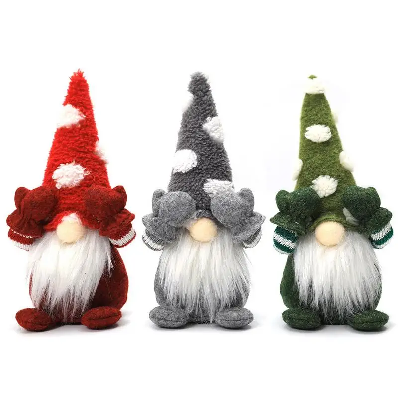 

Gnomes Faceless Dolls Dot Hat Design Unique Gnomes Dwarf Desktop Ornaments Merry Christmas Decorations For Home Holiday Gift