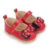 Spring And Autumn Baby Bow Princess Shoes Newborn One Year Old Female Baby Cannot Step Off Shoes 3