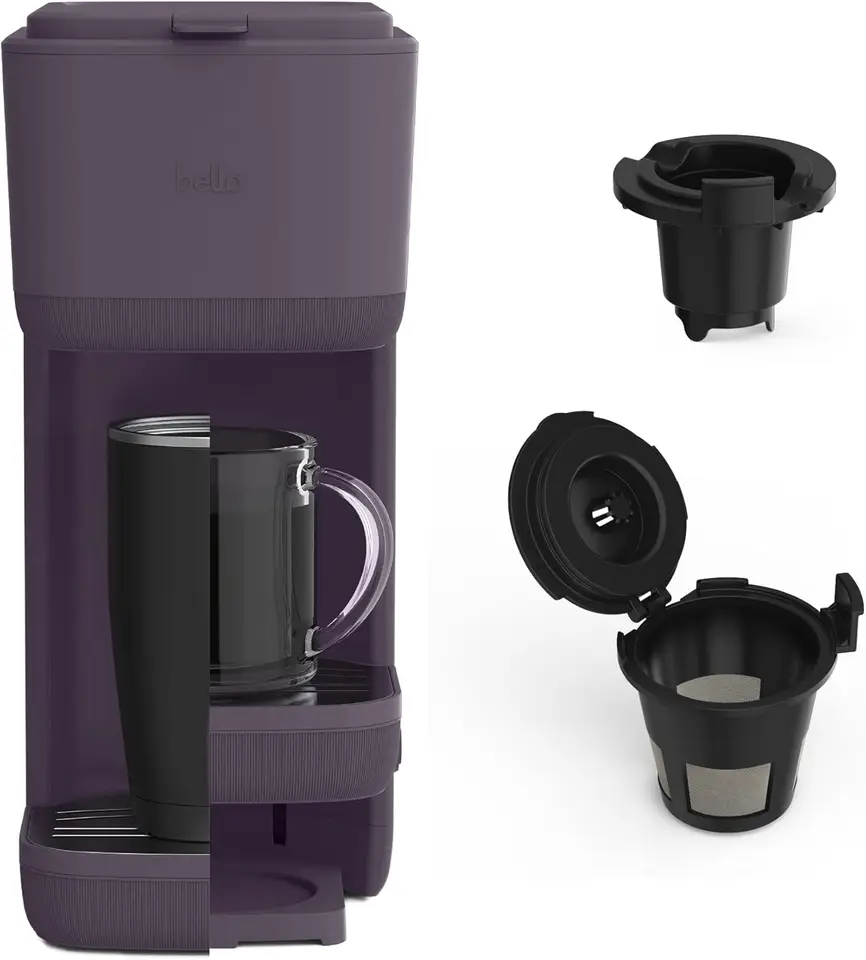 Compact Single Serve Coffee Maker with Custom Brew Options