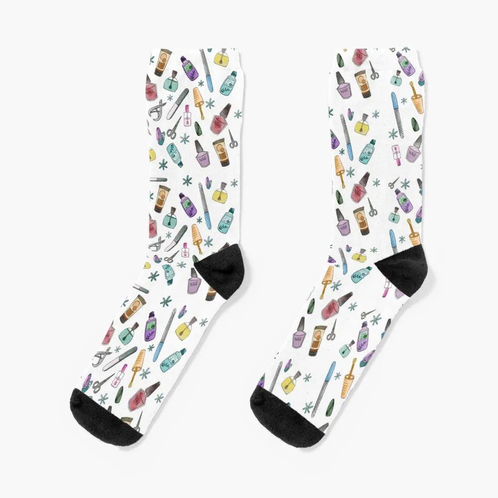 

Nail art Socks custom sports set Rugby Women's Socks Men's