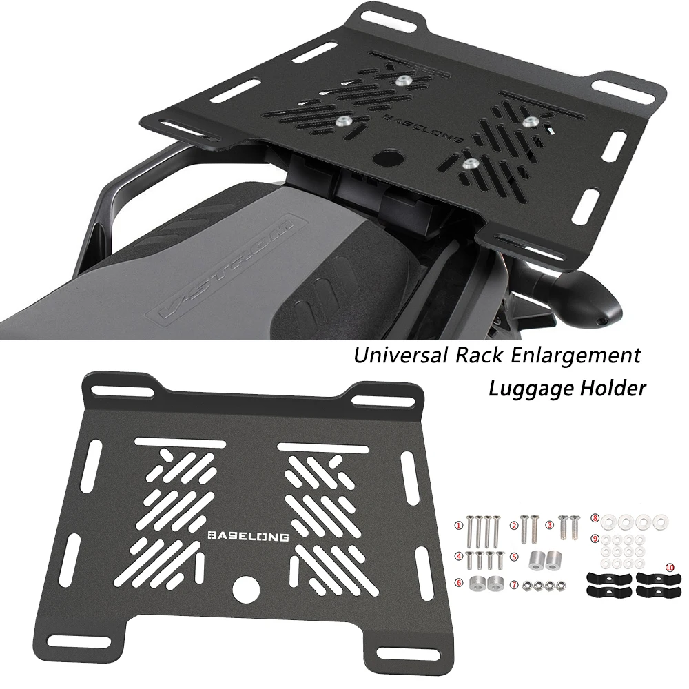 For KAWASAKI ZX ZX4R ZX-4R NINJAZX4R NINJA ZX-4R Universal Rear Rack  Enlargement Luggage Rails Support Shelf Case Holder Bracket