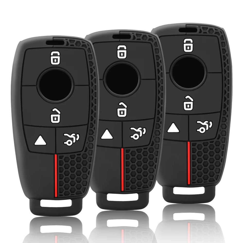 Silicone Key Cover Case - 4 Button Protection
