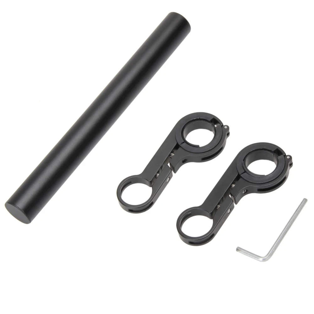 Bicycle Handlebar Extender 30CM Aluminum Alloy Mountain Bike Front Light Bracket Lamp Flashlight Accessories