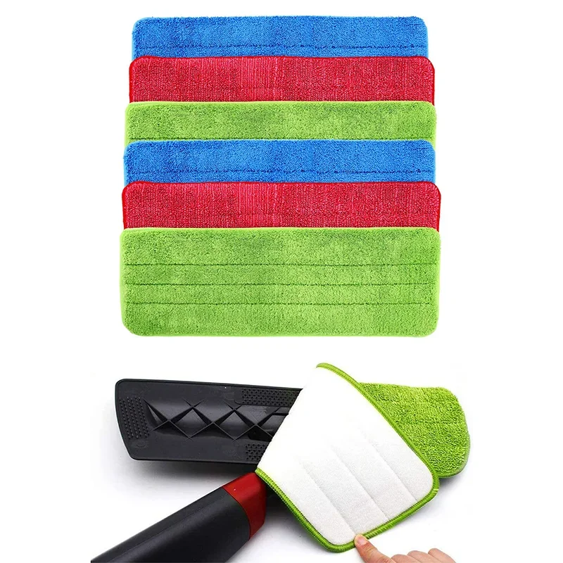 Panni In Microfibra Riutilizzabili Per Mocio Swiffer WetJet – Lavabili, Assorbenti E Adatti A Tutti I Pavimenti (Confezione Da 1 Pezzo, Colore Rosso)
