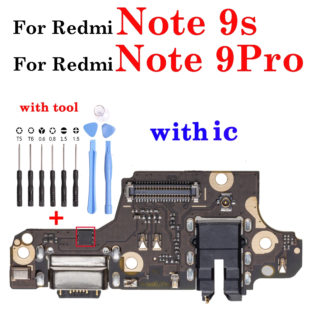 1Pcs Good Quality New USB Charging Port For Xiaomi Redmi Note 9s