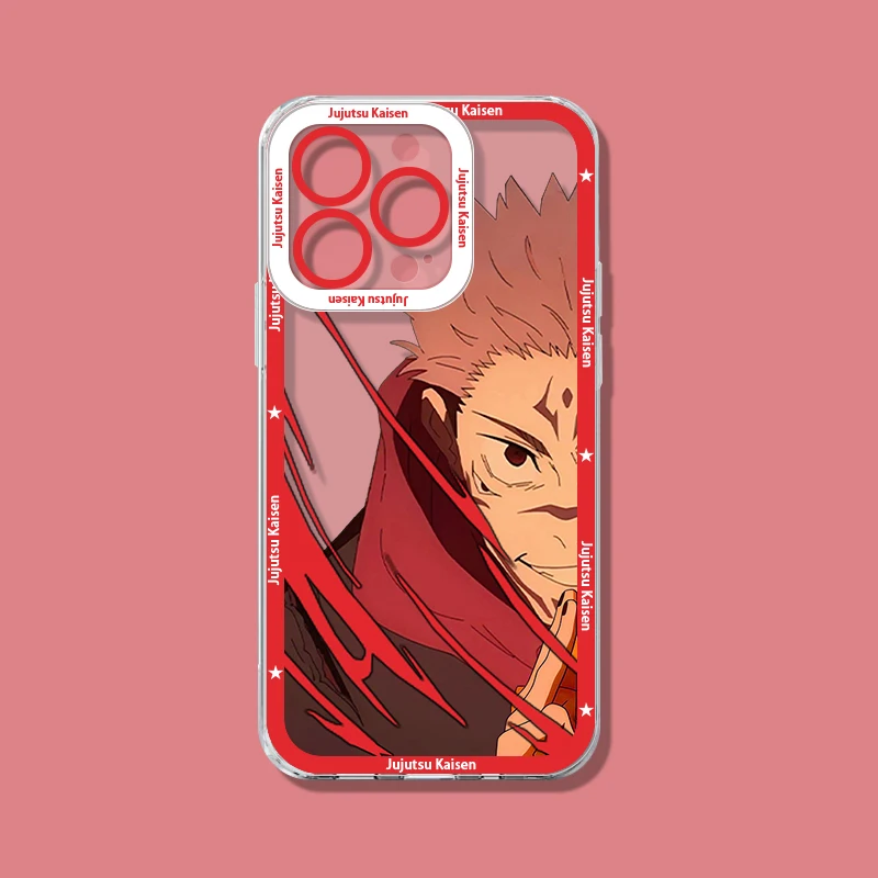 Jujutsu Kaisen Gojo Satoru & Ryomen Sukuna Transparent Phone Case Cover