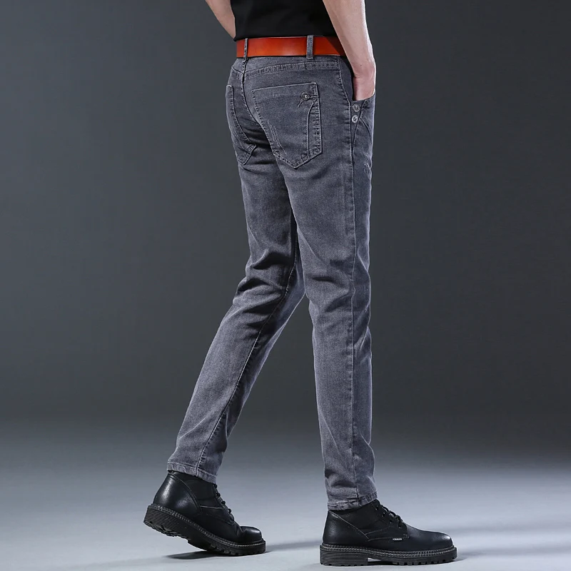 2024 New Men Spring and Autumn Korean Version Comfort Men Stretch Youth Slim Fashion Skinny Jeans Pants Designer Clothes 6