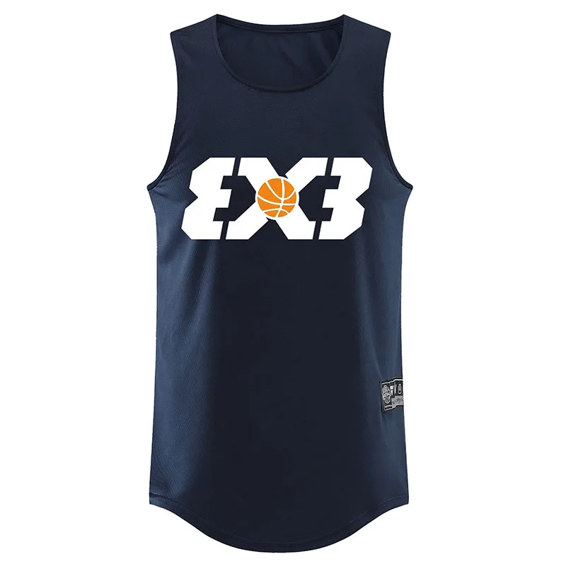 Plus Size Basketball Vest for Men Quick Dry Baggy Summer Sports Tops Crossfit Exercise Training Gym Fitness Running Shirt