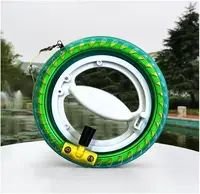 New Arrive  Outdoor Fun Sports 14cm Kite Green Wheel For Big Kite Flying Traction Tools Kite Handle Wheel With String / Line 2