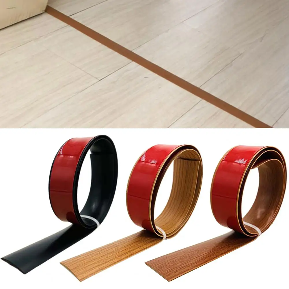 Pvc Floor Trim Peel Stick Edge Trim Self-adhesive Pvc Floor Transition Strips for Joining of Tile Wood Laminate Floors Easy
