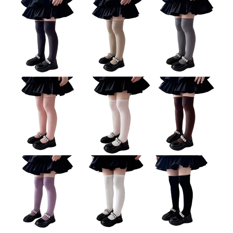 

Trendy Children's Knee High Stockings Anti Skid Long Tube Socks Soft Breathable