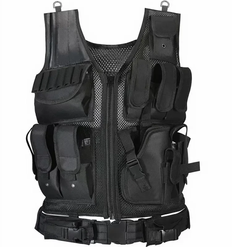 Multifunctional Military Tactical Vest Anti Puncture Clothing Mesh Breathable Summer CS Tops Outdoor Protective Clothing 4