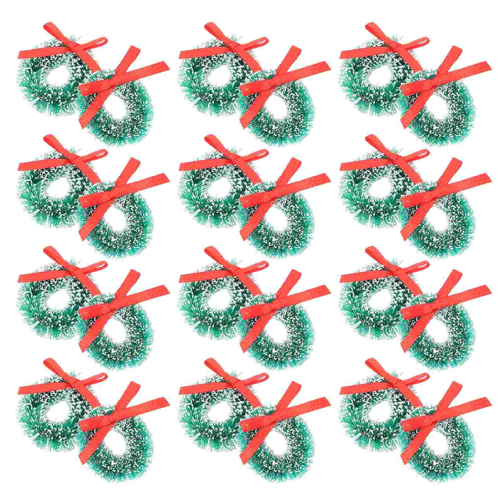 

Mini Wreath Merry Christmas Hanging Garland Pendant for Home Christmas Decoration Xmas Tree Ornaments New Year Decor