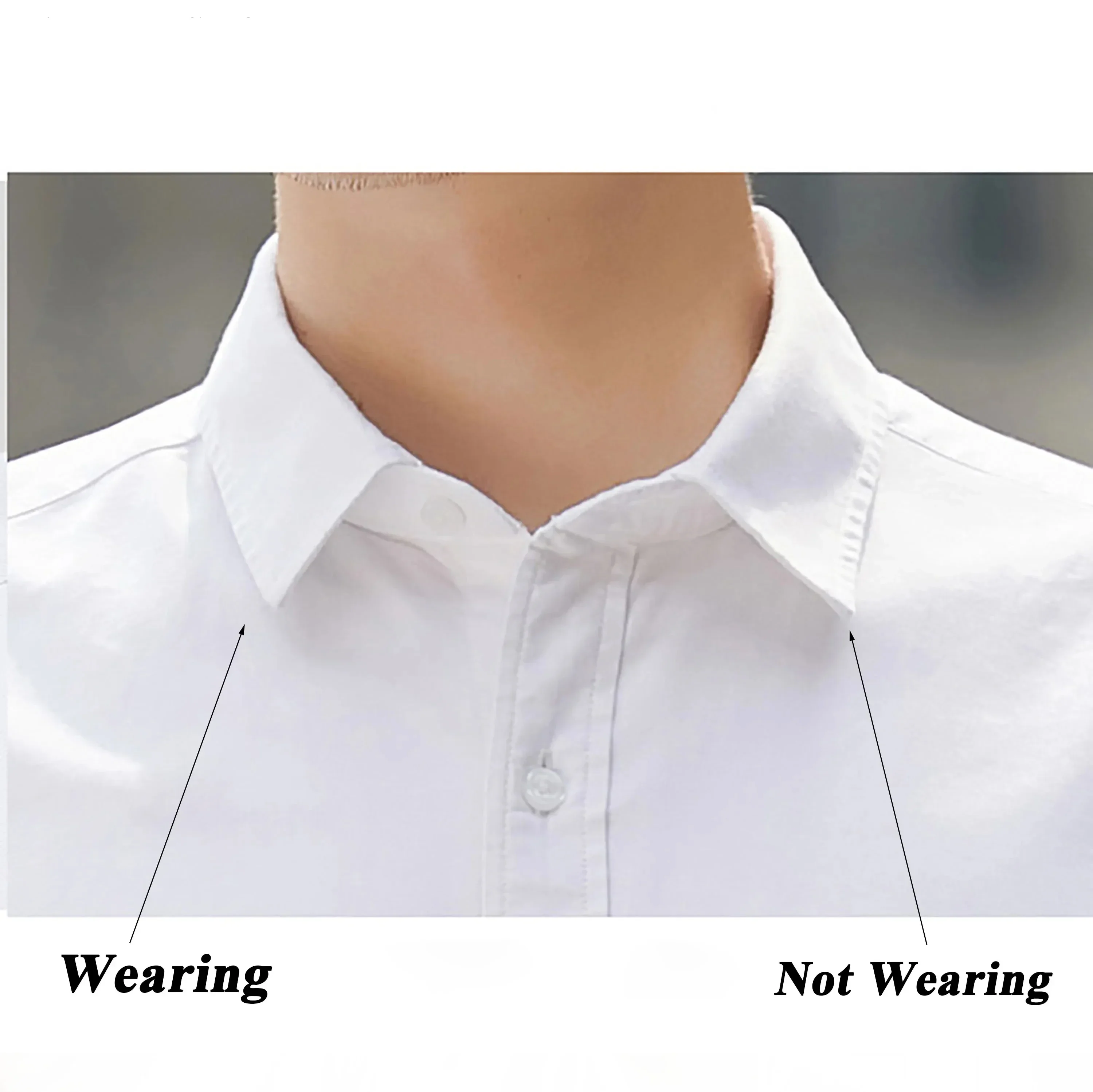 Shirt Collar Shaper Shirt Collar Stays 3 Pair Stainless Steel Collar Stays For Man Collar Support Business Men Gift Shirt Bone Stiffener Inserts Fixed Jewelry With Box