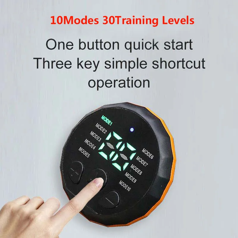 Abs Toning Belt Muscle Stimulator USB Rechargeable for Home Gym