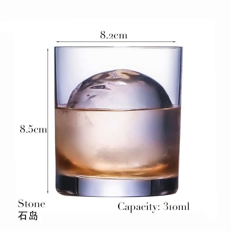 Elegant Whiskey Tumbler - Premium Glassware for Cocktails and Spirits