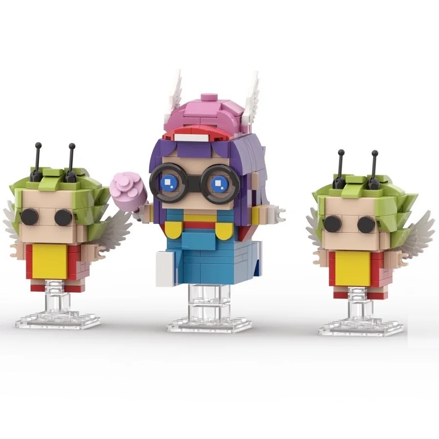

Конструктор из АБС-пластика, IQ Dr. SLUMP BRICKHEADZ, мини-фигурки, игрушки