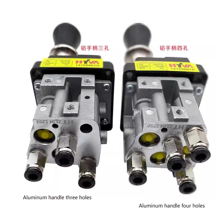 Heavy Truck Accessories Car Large Box Lift Hydraulic Control Valve Muck Dump Truck Slow Down Manual 3-hole Switch