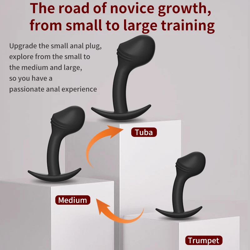 Small Plug Trainer shown from another angle with ergonomic body, secure base, and discreet care design