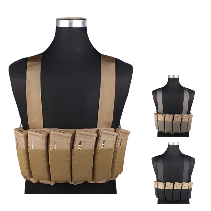 Emersongear Tactical Speed SCAR-H Chest Rig W/ 6 Rifle