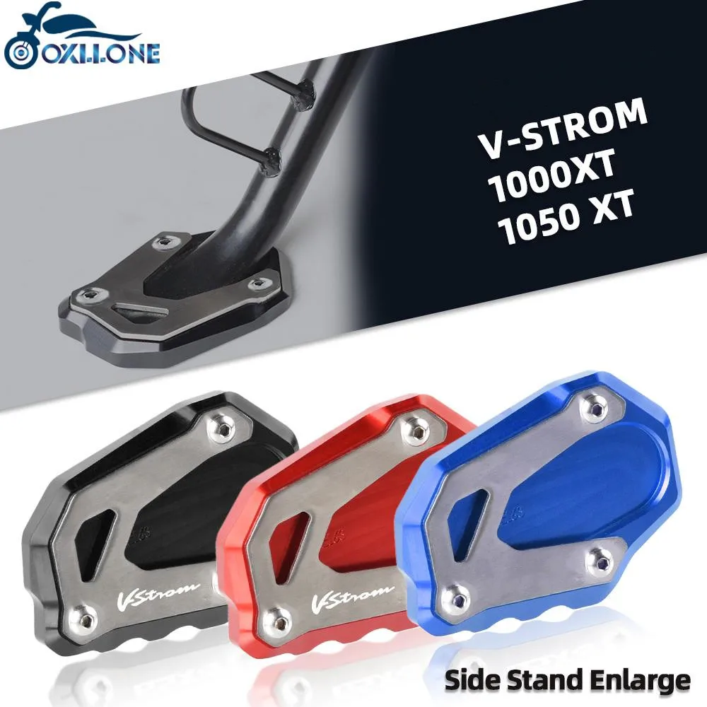 

For Suzuki V-Strom 1000 V Strom1000XT VStrom 1050 XT/1000XT Motorcycle Aluminium Kickstand Extension Pad Side Stand Enlarger