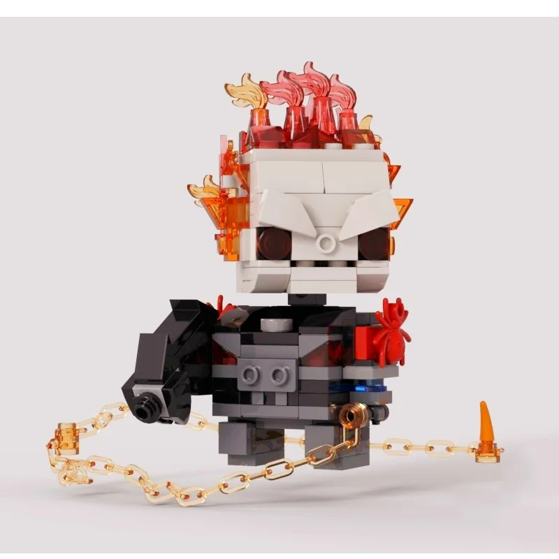 Moc Set Ghost Rider Brickheadz Building Block Mini Action Figure Toys