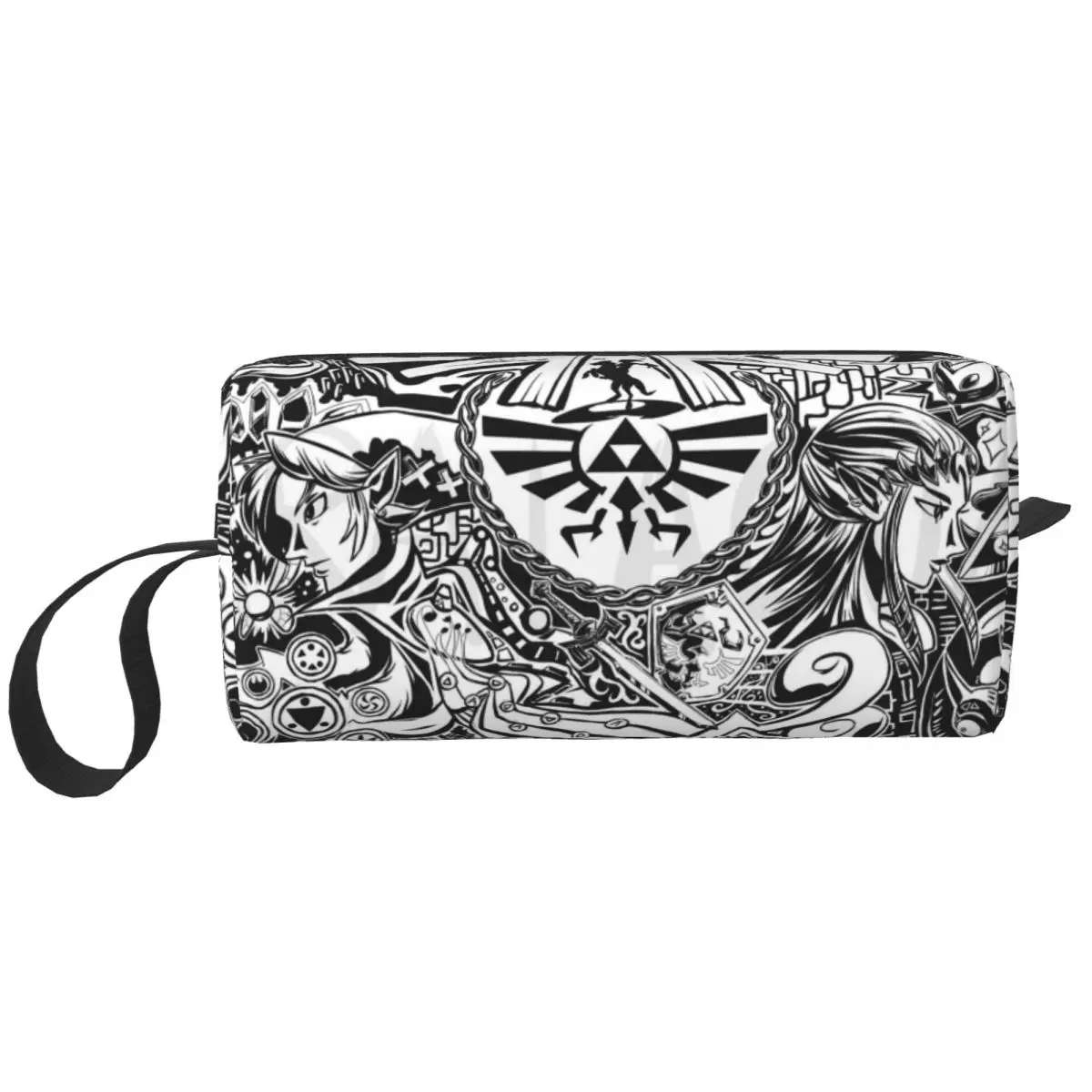 The Legend Of Zeldas Link Zelda Cosmetic Bag Women Kawaii Big Capacity Makeup Case Beauty Storage Borse Da Toilette