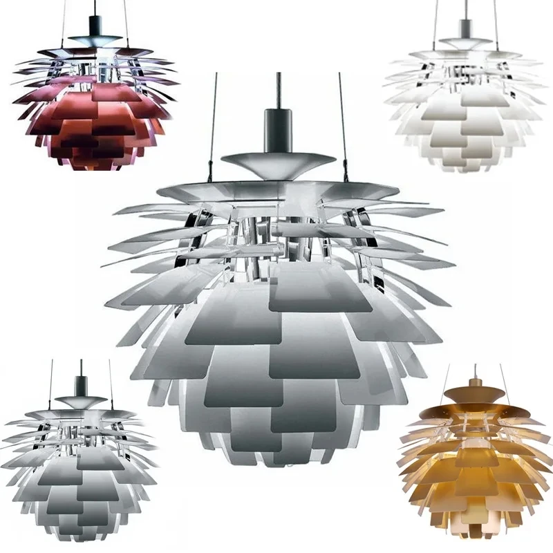 Poul Henningsen Style Artichoke Chandelier