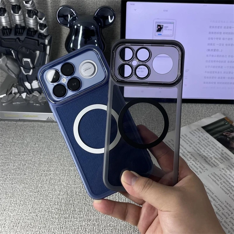 Transparent Magnetic Camera Protection Case - TPU Soft Silicone Cover